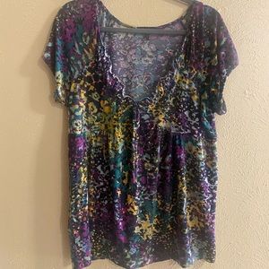 Daisy Fuentes Floral Top